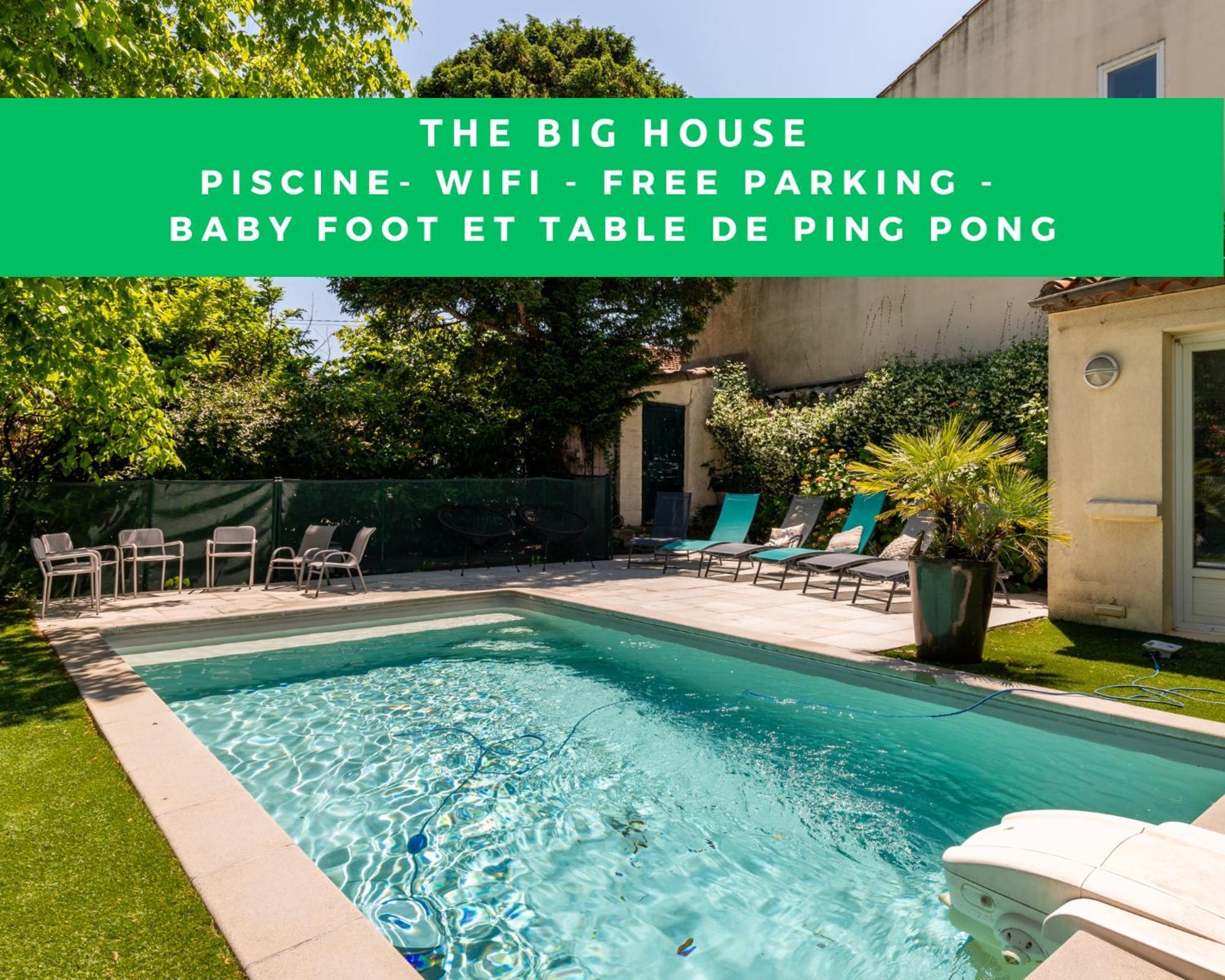Big House - Parking Privee - Piscine - Wifi - Equipee Carcassonne